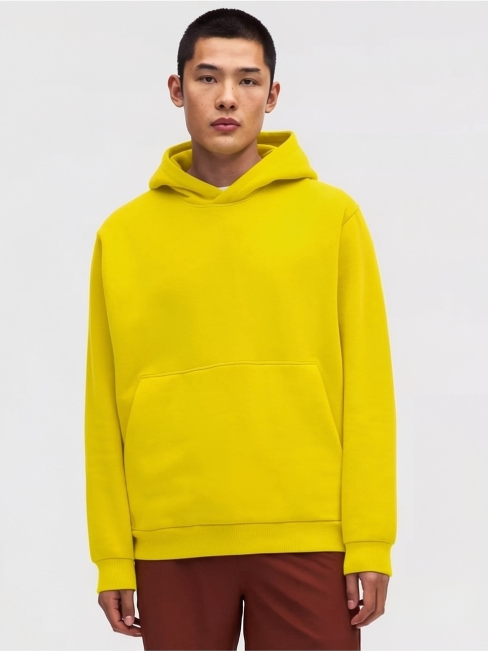 Lululemon Steady State Pullover Hoodie Maze Yellow MZYW Oversized Large NWT